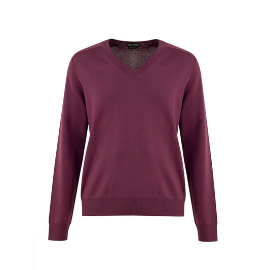 Purple Silk Sweater