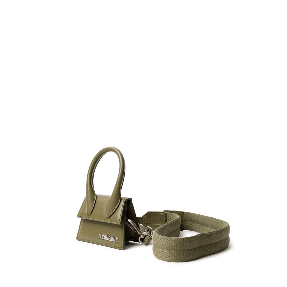 Grüne Lederhandtasche