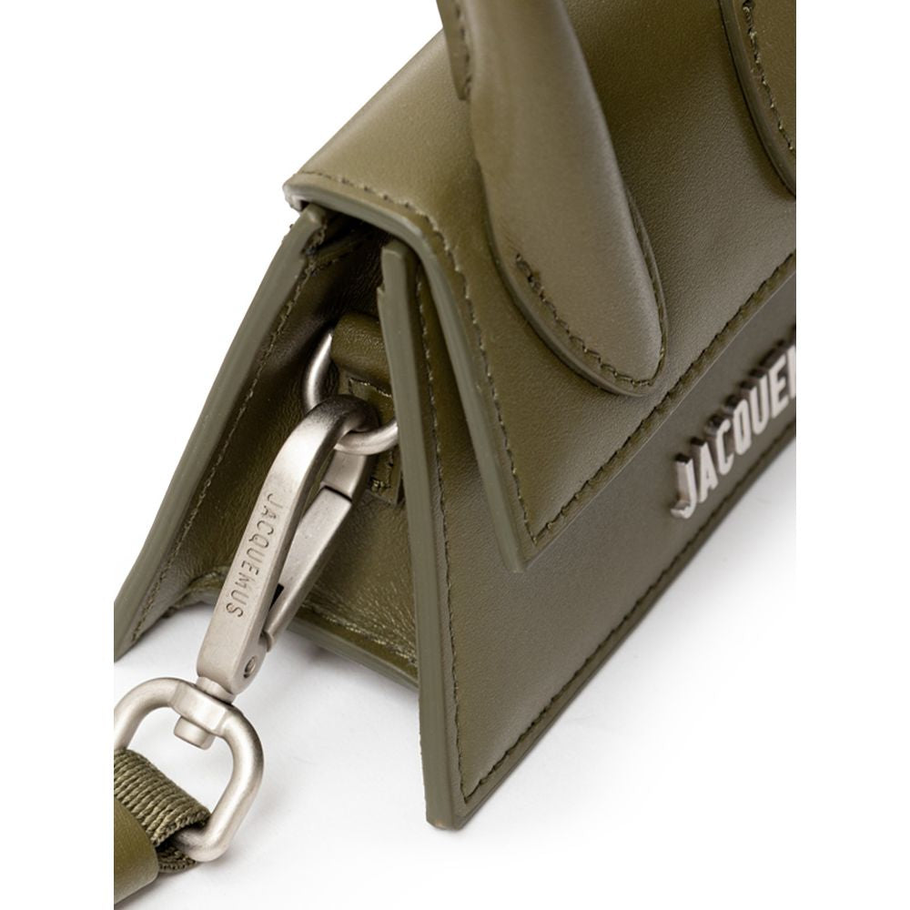Grüne Lederhandtasche