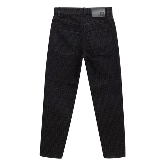 Black Cotton Jeans Denim