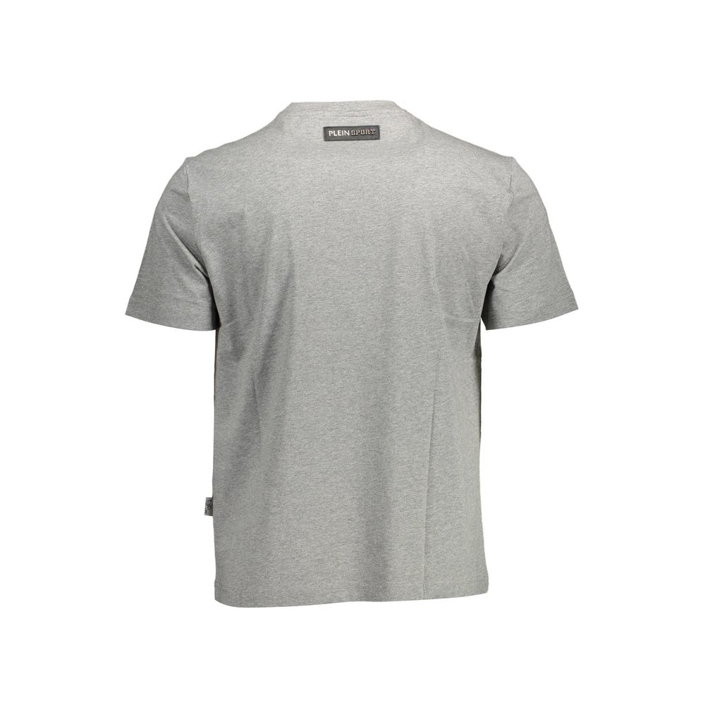 Graues Baumwoll-T-Shirt