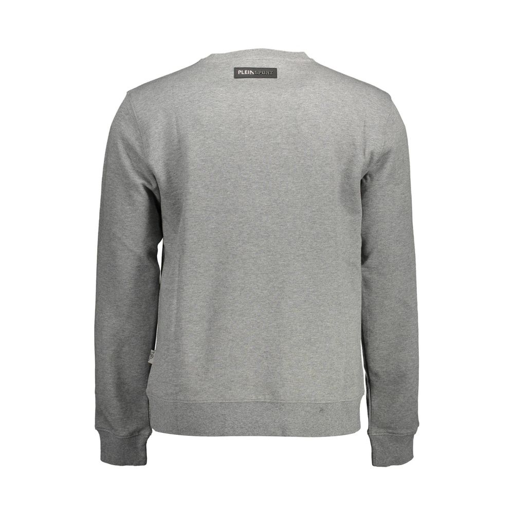 Grauer Baumwollpullover