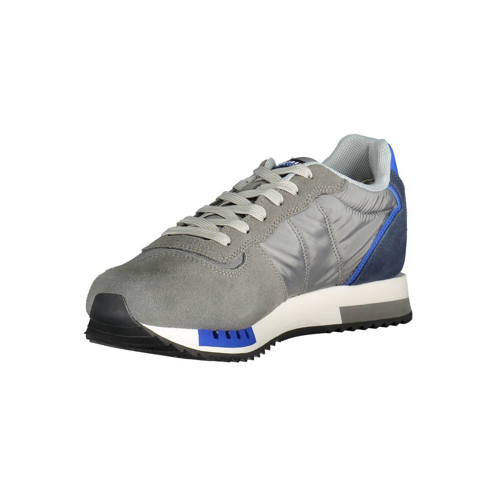 Grauer Polyester-Sneaker
