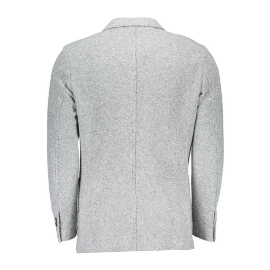 Gray Polyester Jacket
