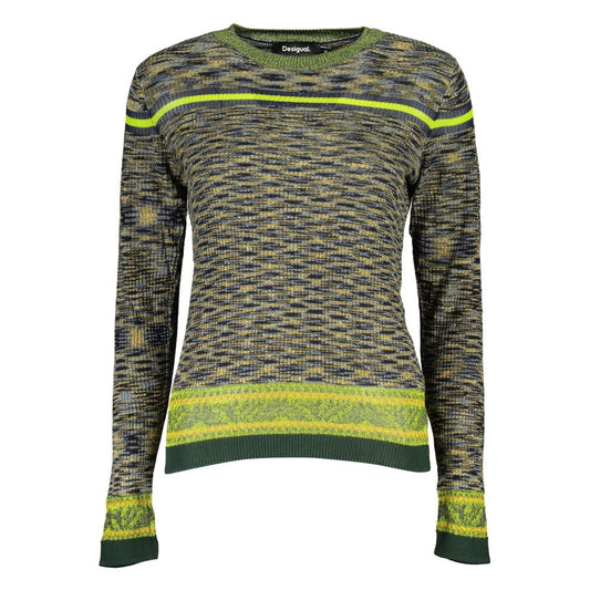 Grüner Baumwollpullover