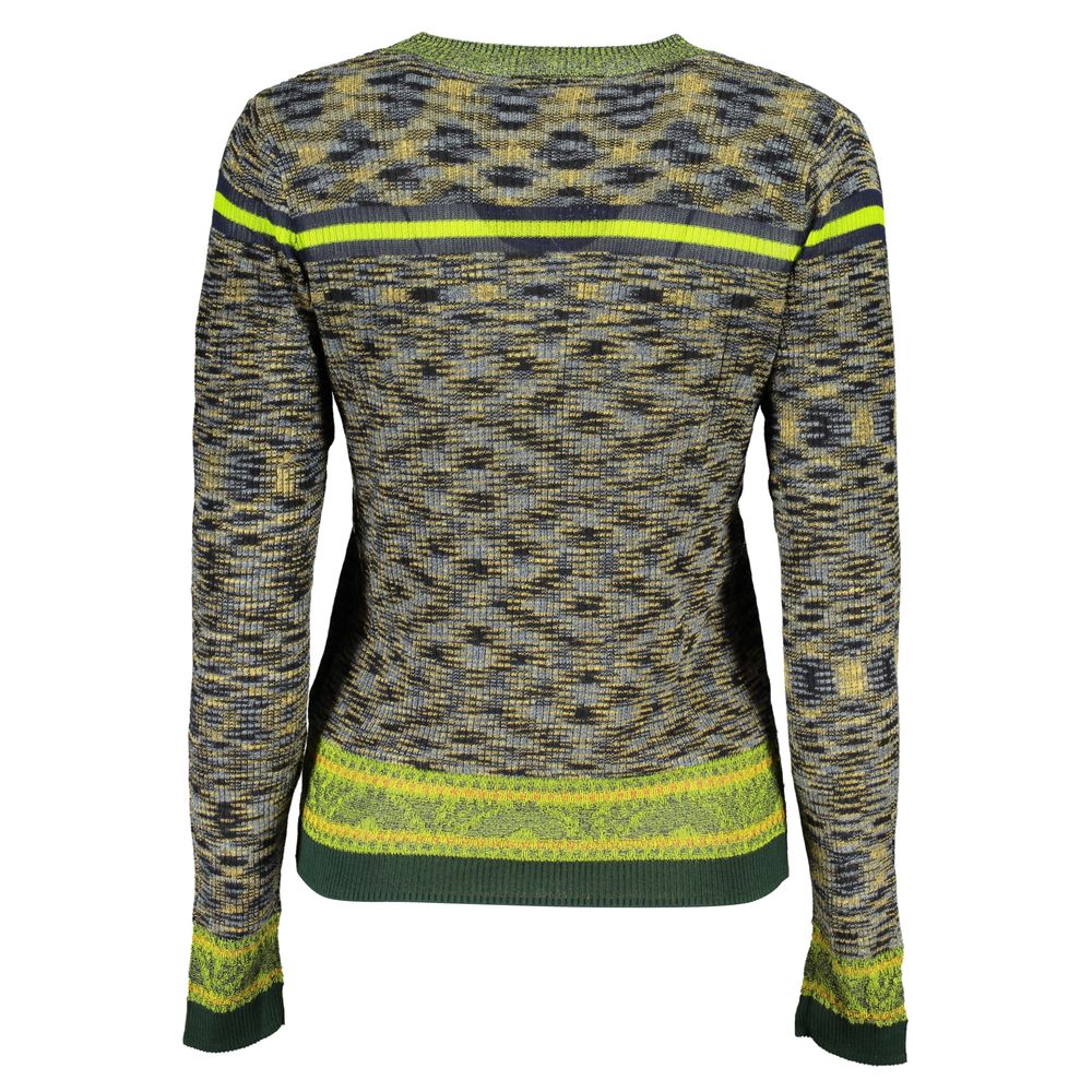 Grüner Baumwollpullover