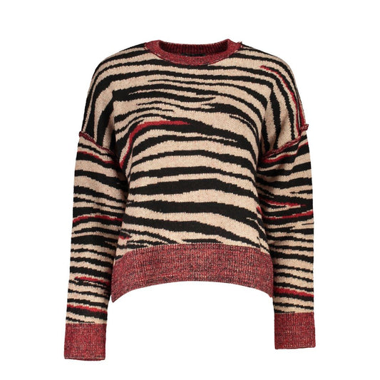 Roter Stoffpullover