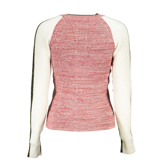 Weißer Polyesterpullover