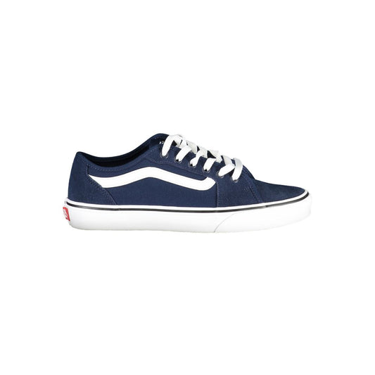Blauer Polyester-Sneaker