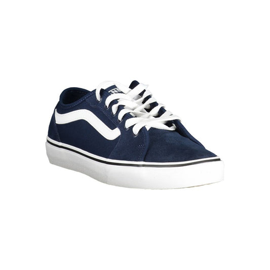 Blauer Polyester-Sneaker