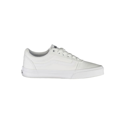 Weißer Polyester-Sneaker