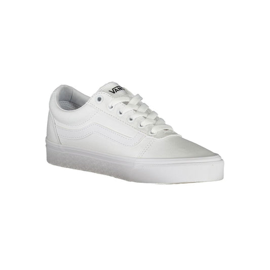 Weißer Polyester-Sneaker