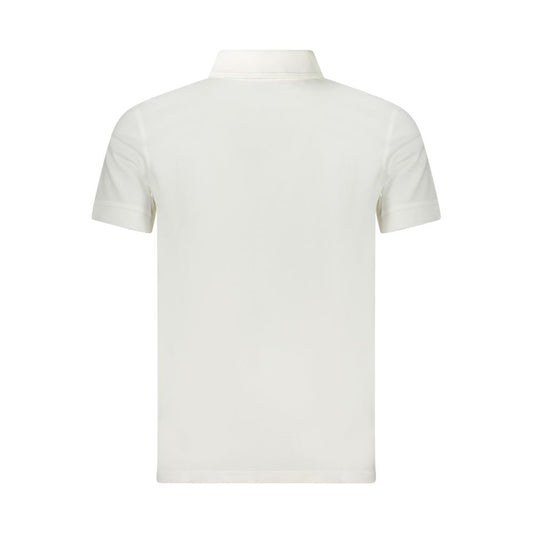 Weißes Poloshirt aus Baumwolle