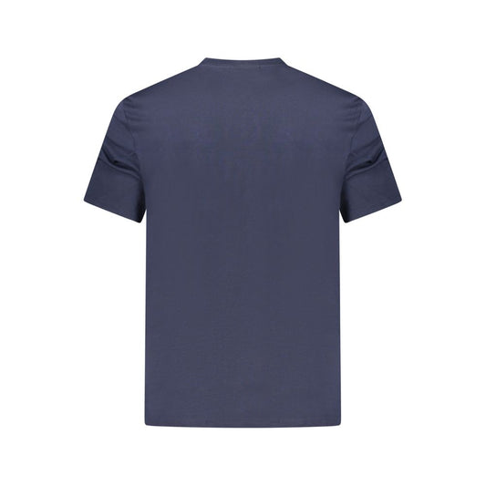Blaues Baumwoll-T-Shirt