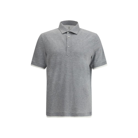 Seiden-Poloshirt