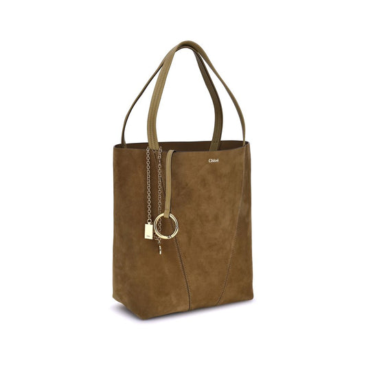 Suede Spin Tote Bag