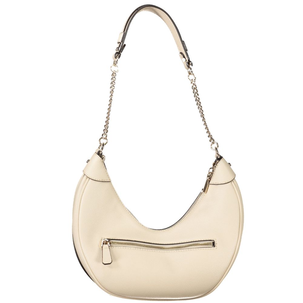 Beige Polyethylen Damen Handtasche