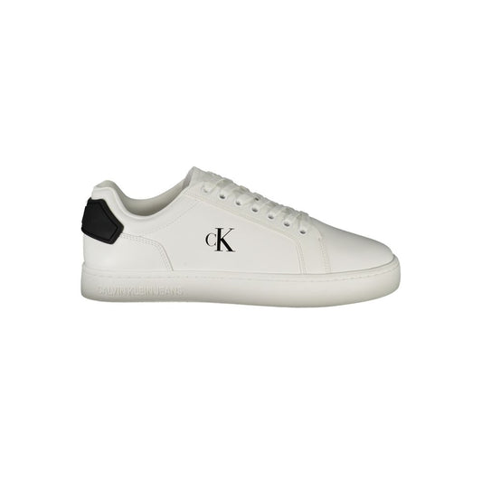 Weiße Leder Herren Sneaker
