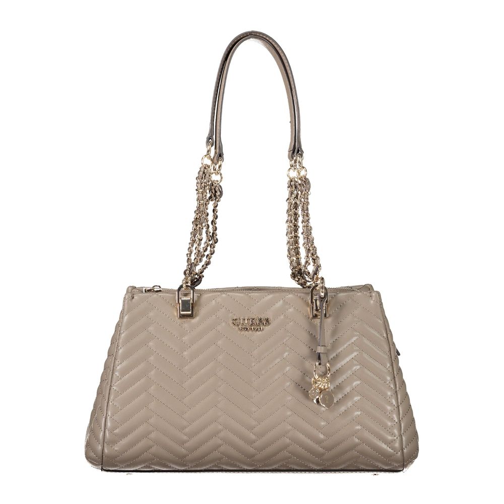 Braune Polyethylen Damenhandtasche