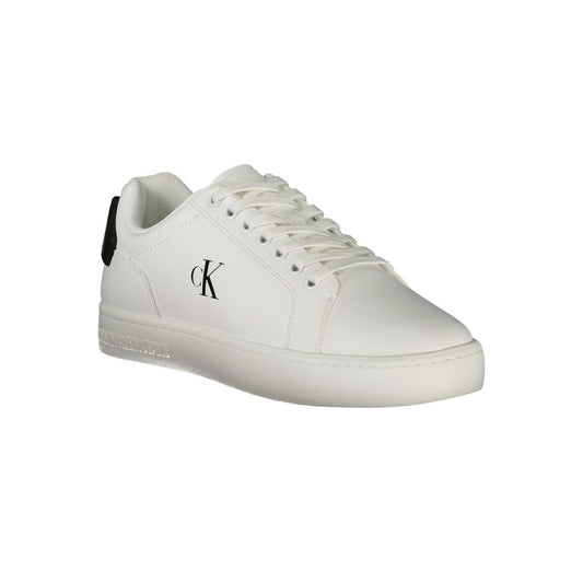 Weiße Leder Herren Sneaker