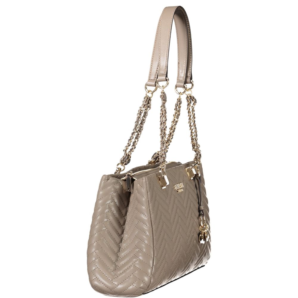 Braune Polyethylen Damenhandtasche