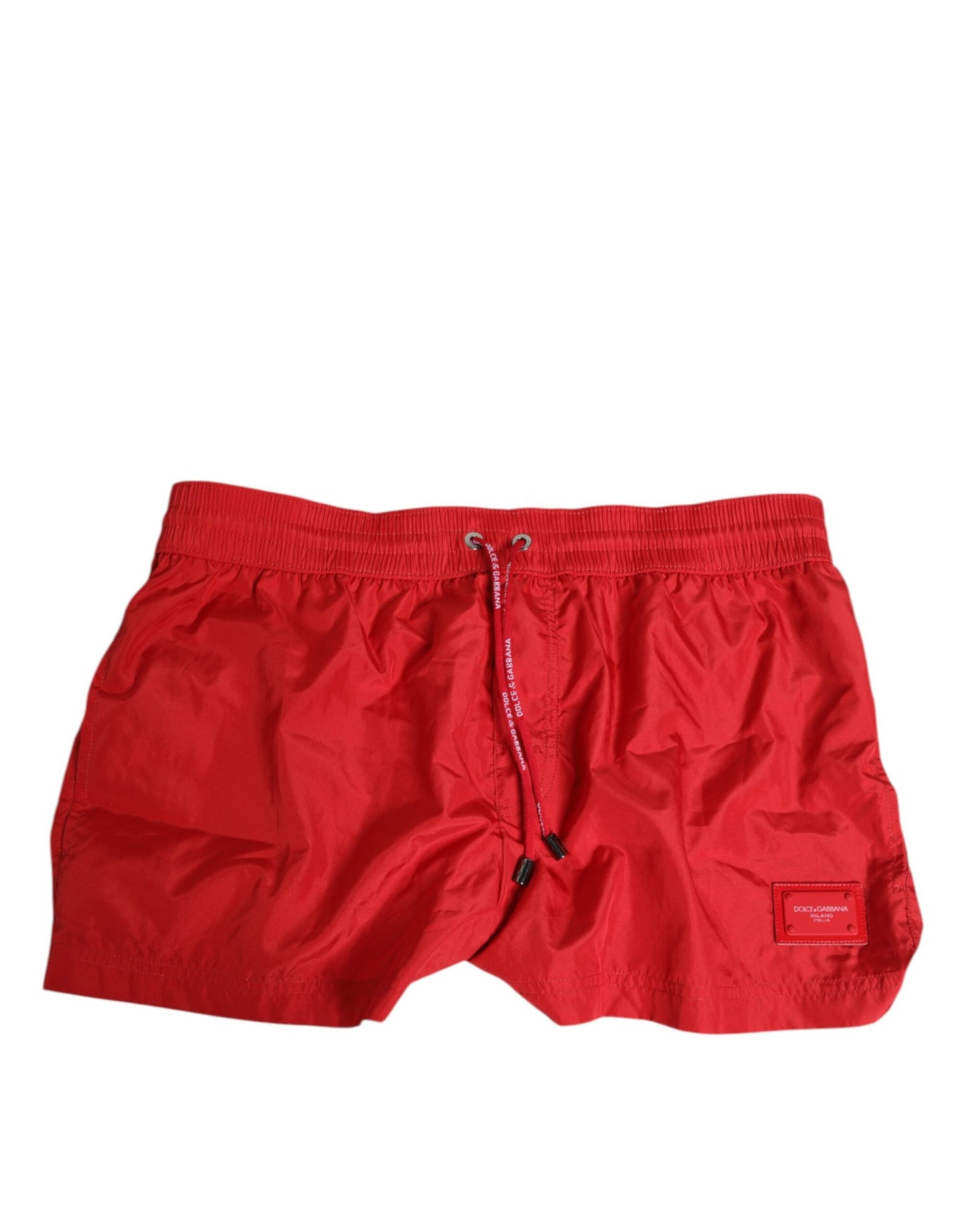 Rote Kordelzug Beachwear Männer Shorts Bademode
