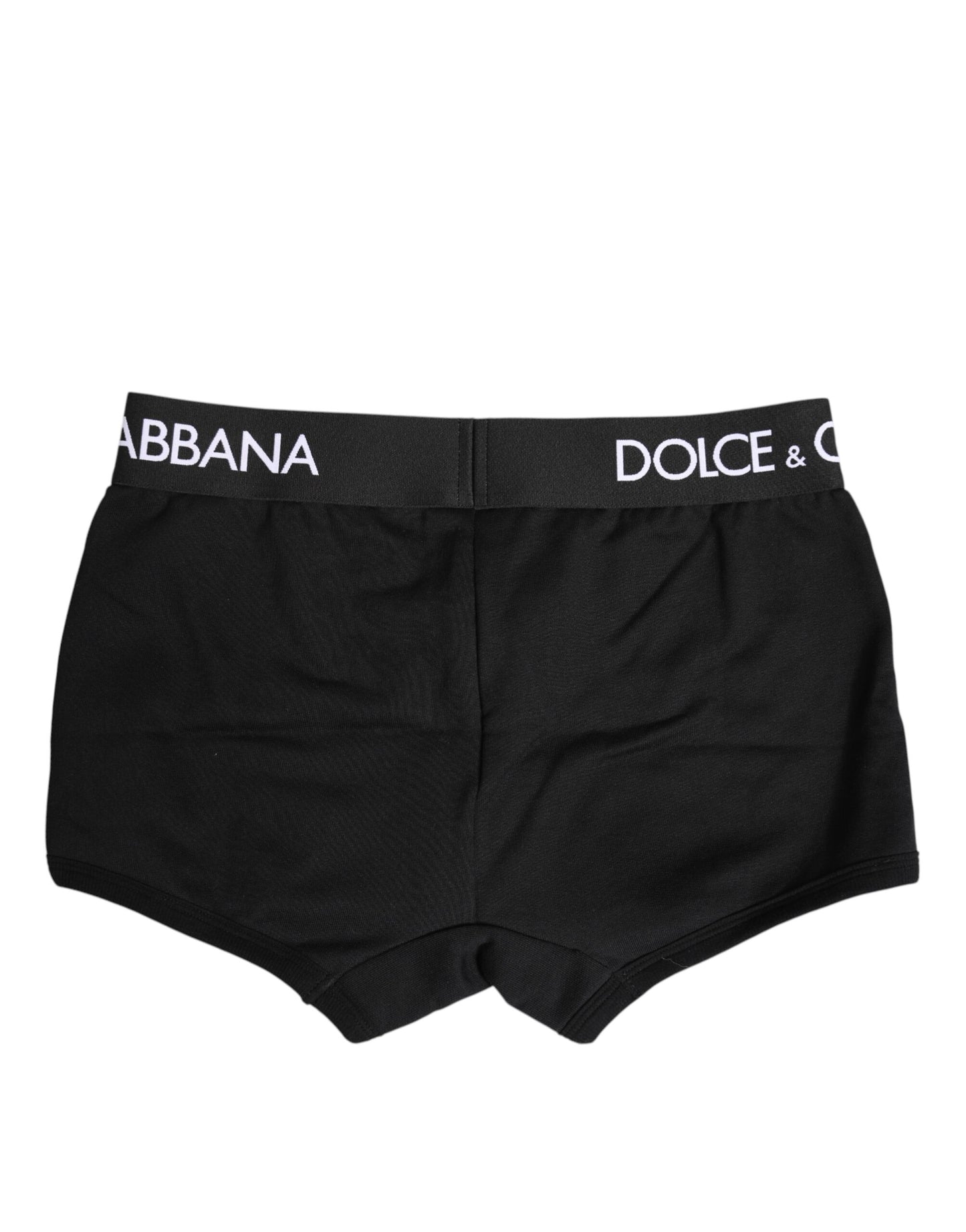 Schwarze Boxershorts aus Baumwollstretch in normaler Passform