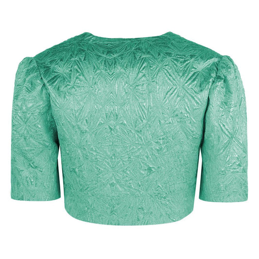 Grüne Polyester-Oberteile und T-Shirts