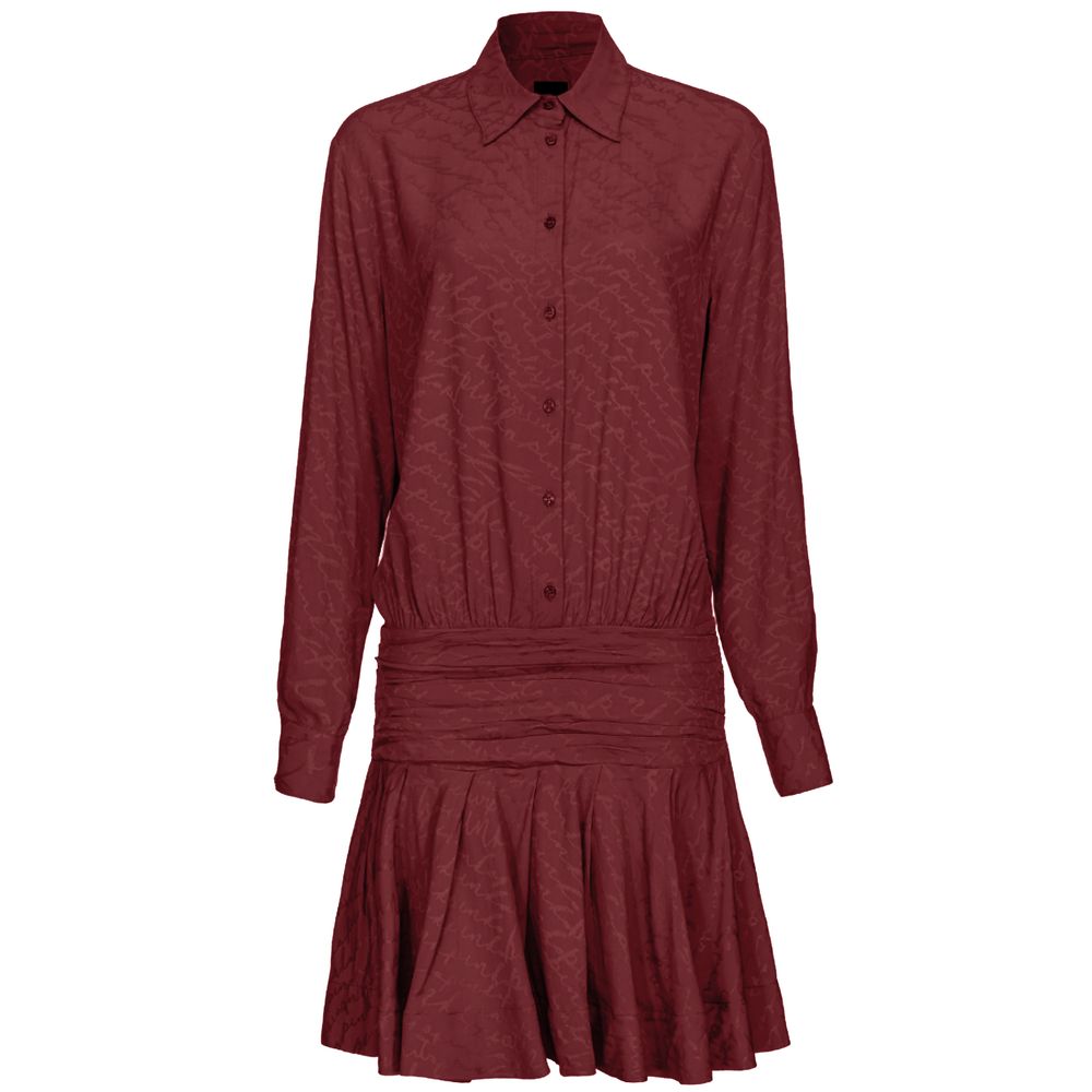 Rotes Seidenkleid für Damen