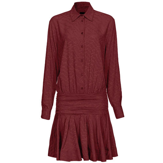 Rotes Seidenkleid für Damen