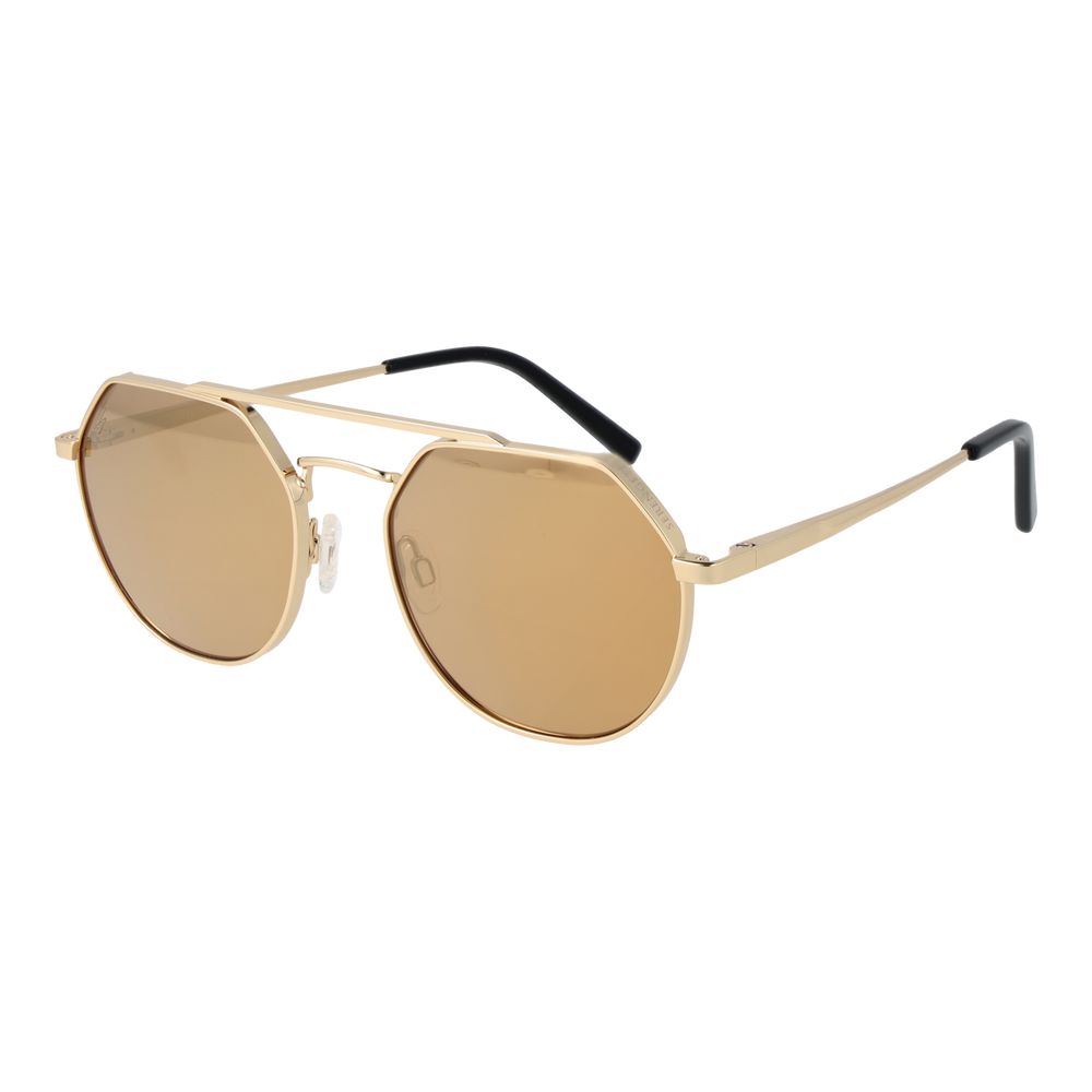 Goldene Unisex-Sonnenbrille