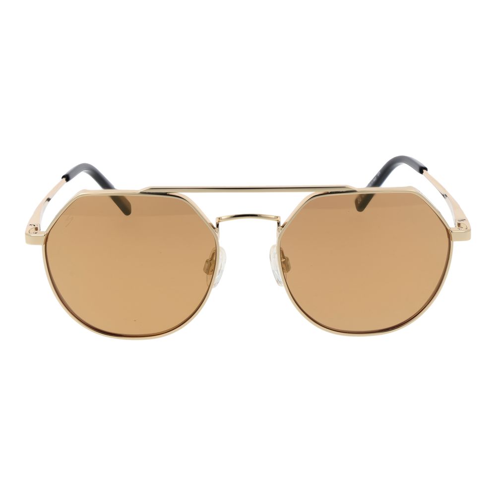 Goldene Unisex-Sonnenbrille