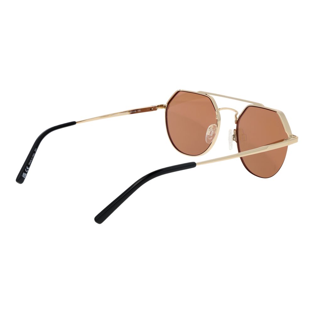 Goldene Unisex-Sonnenbrille