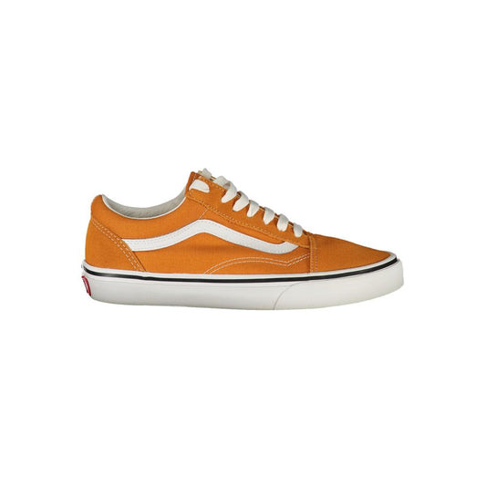 Orangefarbener Polyester-Sneaker