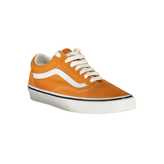 Orangefarbener Polyester-Sneaker