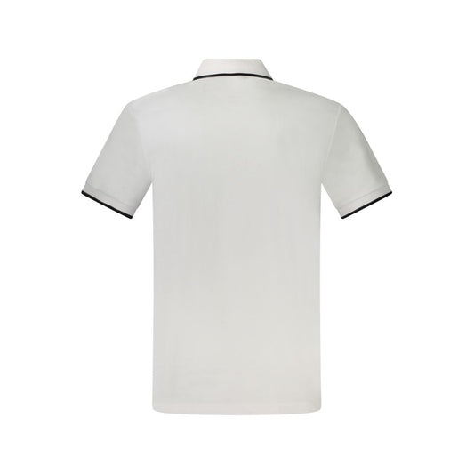 Weißes Poloshirt aus Baumwolle