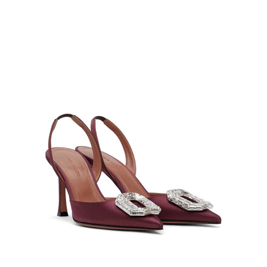 Satinpumps Camelia Sling 90