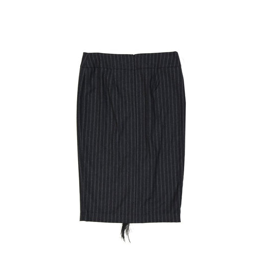 Wool Striped Skirt