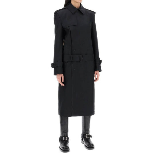 Blend Silk Trench Coat