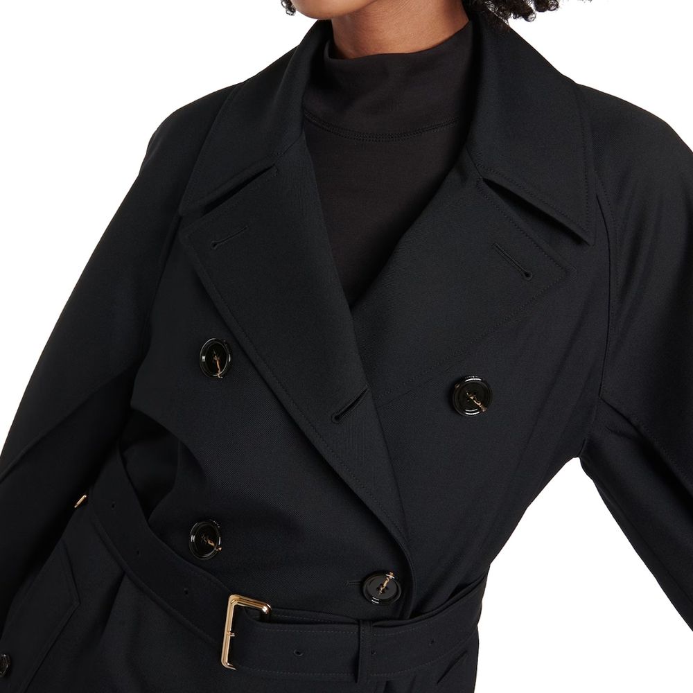 Trenchcoat aus Wollmischung