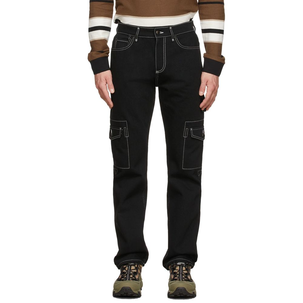 Denim-Cargohose