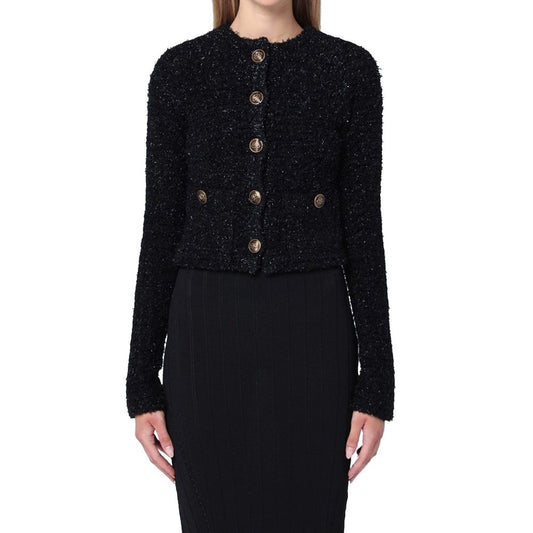 Crop Bouclé Cardigan