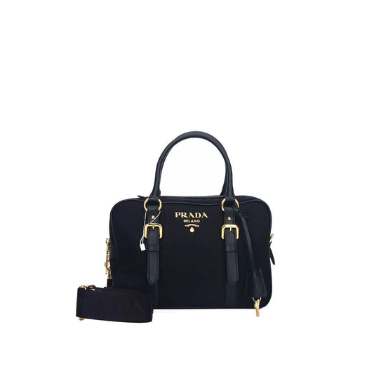 Handtasche aus Nylon mit Logo