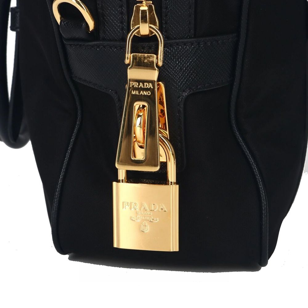 Handtasche aus Nylon mit Logo