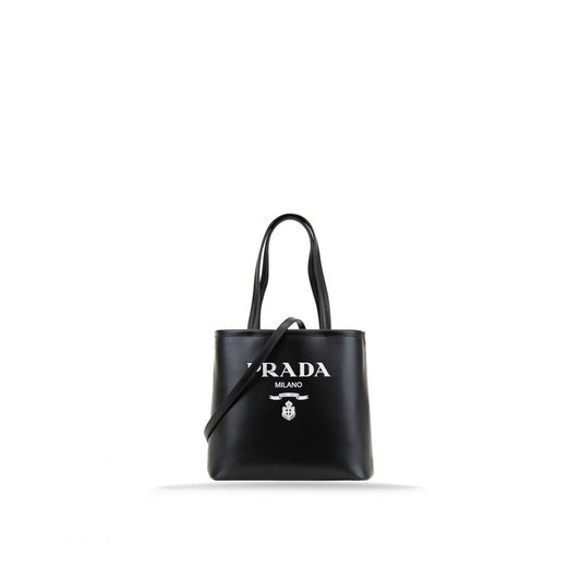 Tote Bag aus Leder mit Logo