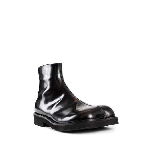 Trunk Leather Ankle Boots