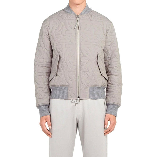 Quilted Bomber Jacket