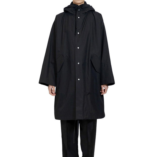 Mid-Length Cotton Hooded Parka