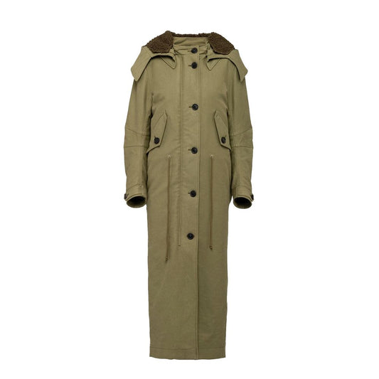 Langer Parka-Mantel