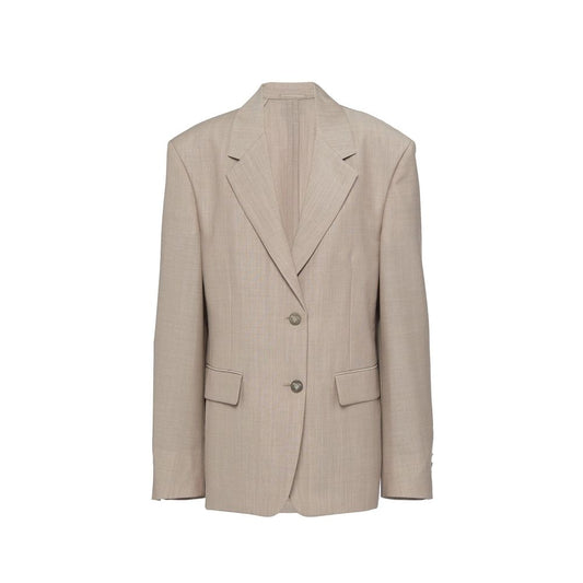 Blazerjacke aus Wolle